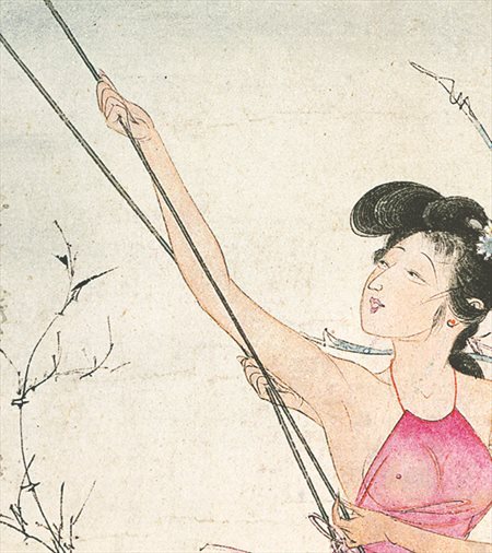 筠连县-胡也佛的仕女画和最知名的金瓶梅秘戏图